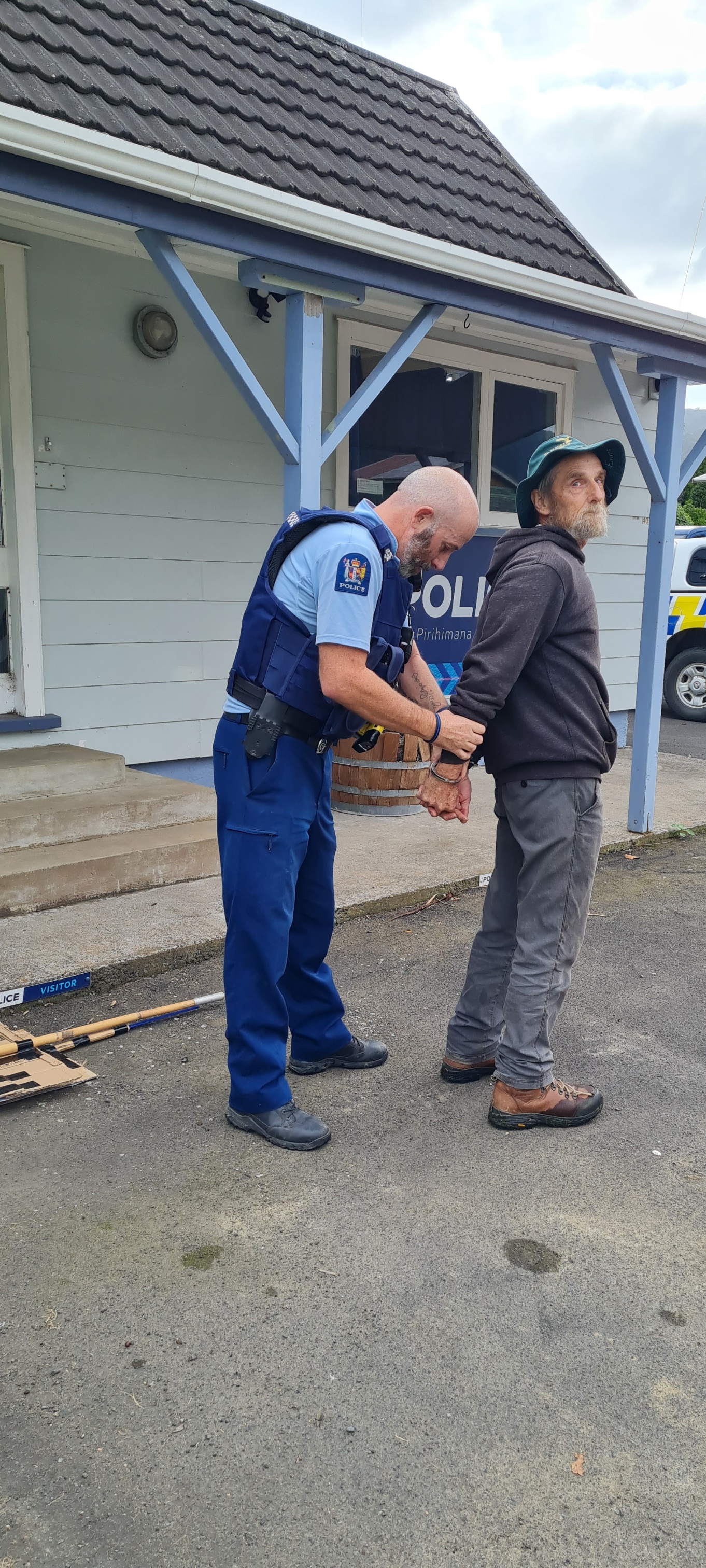 Anzac Day Arrest By NZ Police Coromandel